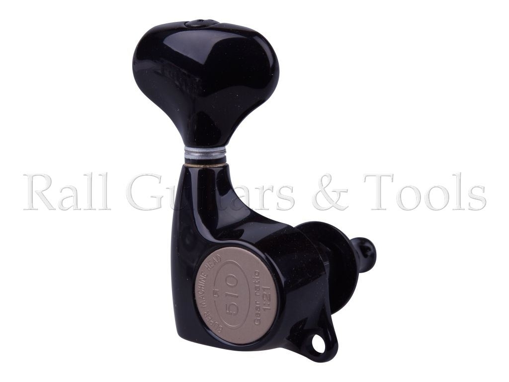 Gotoh SGL510Z Mechanik, 3L/3R Schwarz 1:21