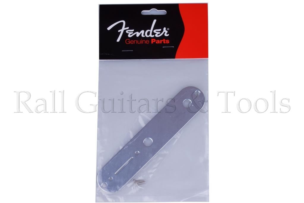 Fender Tele Kontrollplatte Chrom