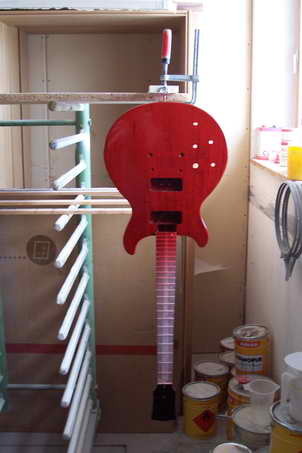 Lackierung Faded Cherry (Gibson LP Lefthand)