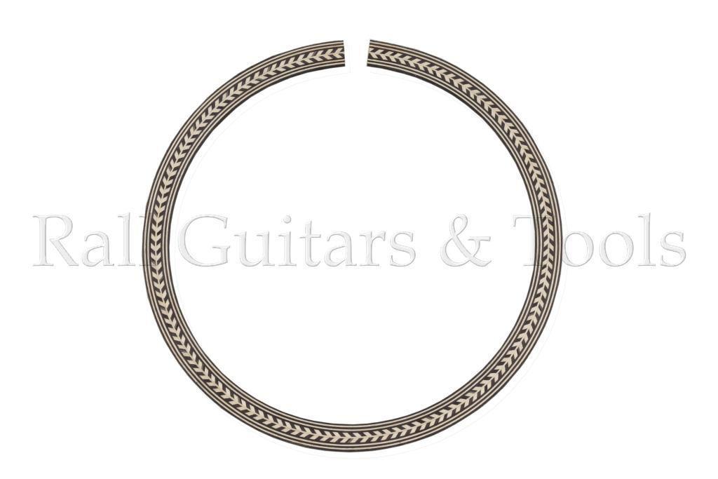 Rosette s/w Herringbone breit Innen.Ø=110 b=8 Rosette s/w Herringbone breit Innen.Ø=110 b=8