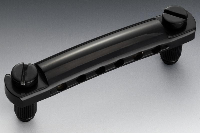 Schaller Stop Saitenhalter schwarz chrom