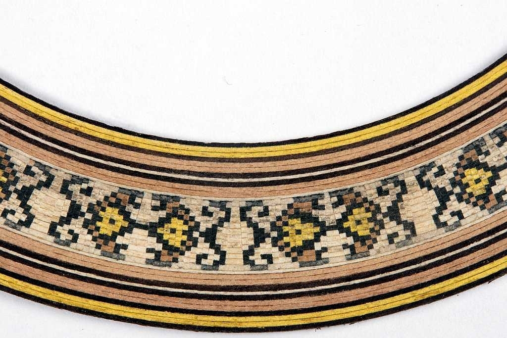 Rosette gelber Rand, Innen.Ø 93,5mm, h=1,3 b=19,5 Rosette gelber Rand, Innen.Ø 93,5mm, h=1,3 b=19,5