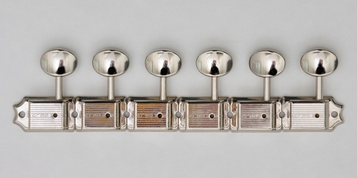 KLUSON Deluxe Vintage M6VRN, 6-rechts, nickel