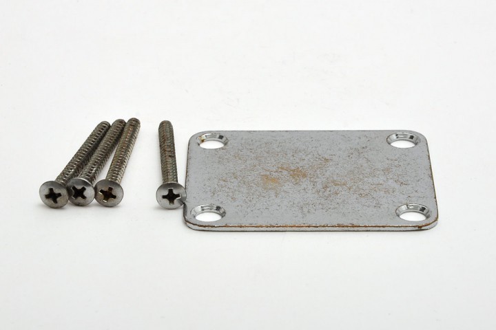 Gotoh NBS-3 Relic Hals Befestigungs Platte Aged Ch