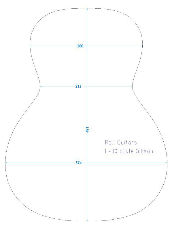 Biegeform 6" - Bausatz Gibson L-00
