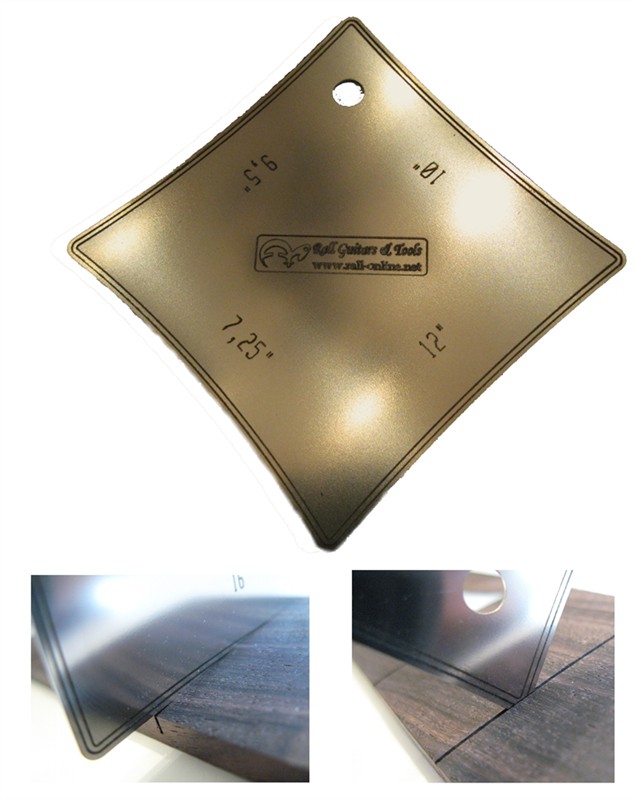 Wölbunsschablone Nr.1: 7,25" bis 12"