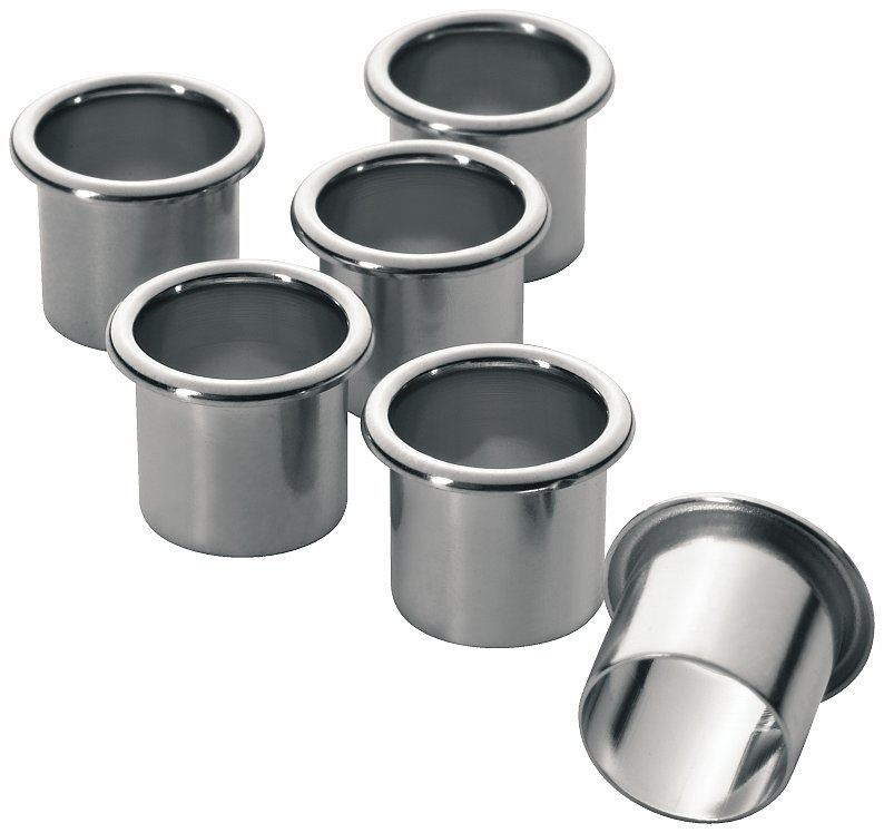 6'er Set Mechanikhülsen 11mm, vernickelt 6'er Set Mechanikhülsen 11mm, vernickelt