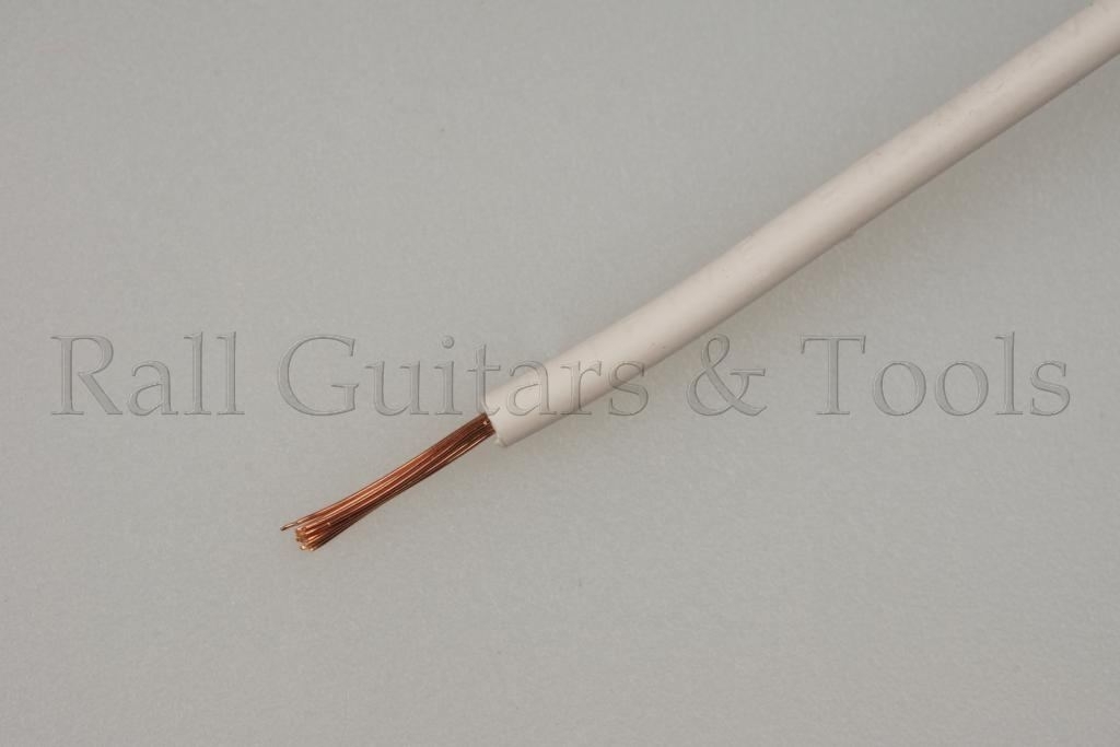 Pickup Kabel 1-adrig weiß 1m