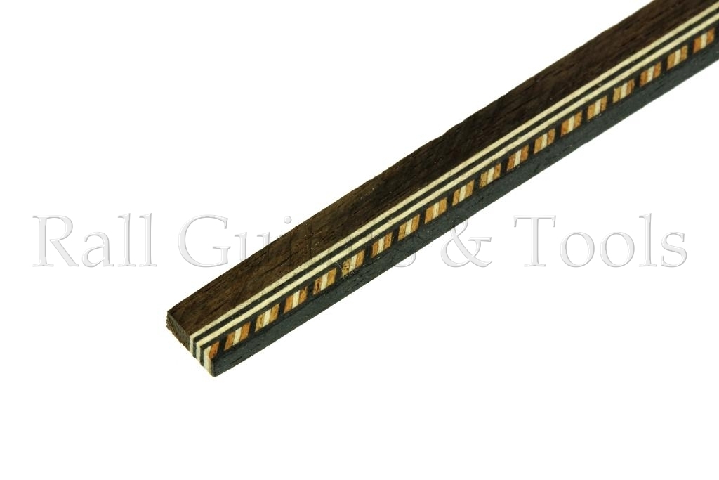 Randeinlage Palisander Kordelmuster 7 x 2,5 x 820 Randeinlage Palisander Kordelmuster 7 x 2,5 x 820