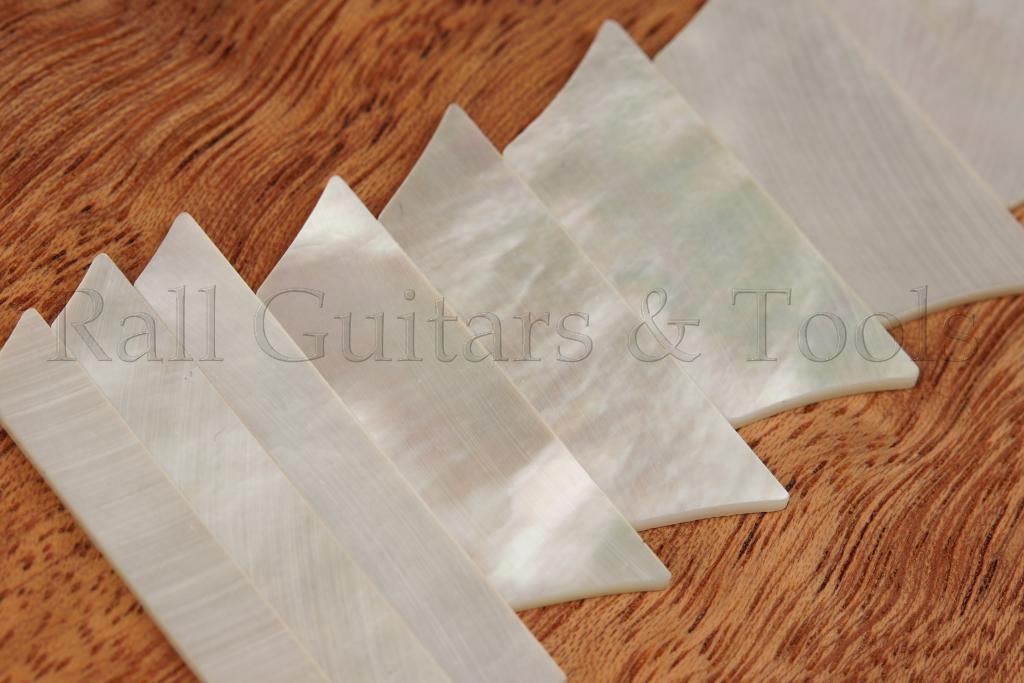 9'er Satz Trapez Inlays echtes Perlmutt (SG) 9'er Satz Trapez Inlays echtes Perlmutt (SG)