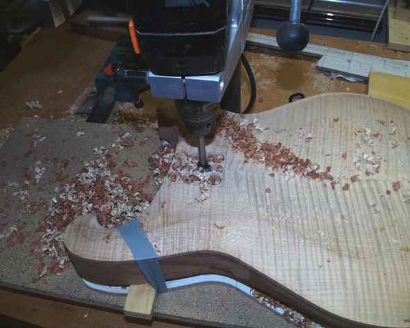 Ausbohren des Halsansatzes