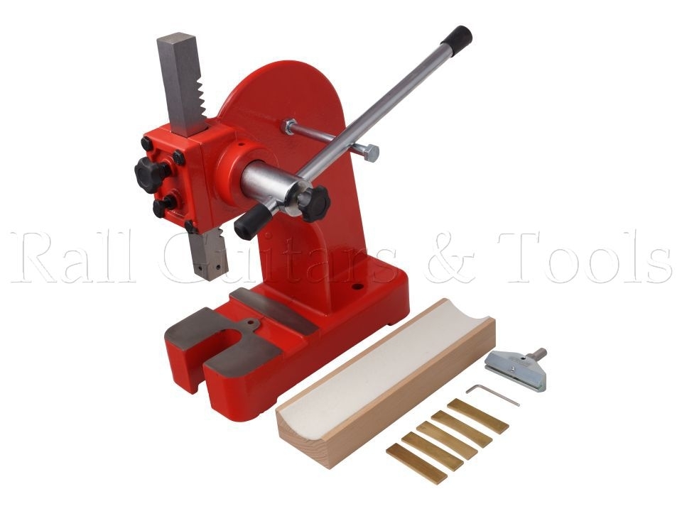 Drehdorn Bundierpresse incl. 5 Bundiereinsätzen Drehdorn Bundierpresse incl. 5 Bundiereinsätzen