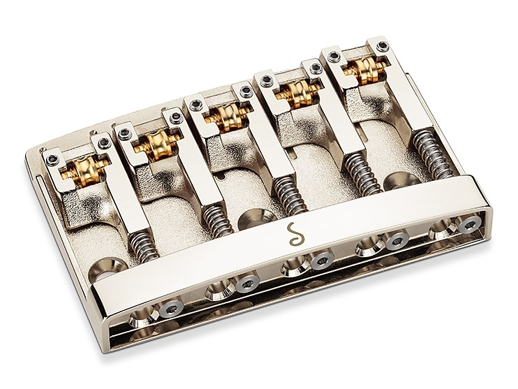 Schaller 3D-5 Bass Brücke 5-saiter Nickel Schaller 3D-5 Bass Brücke 5-saiter Nickel