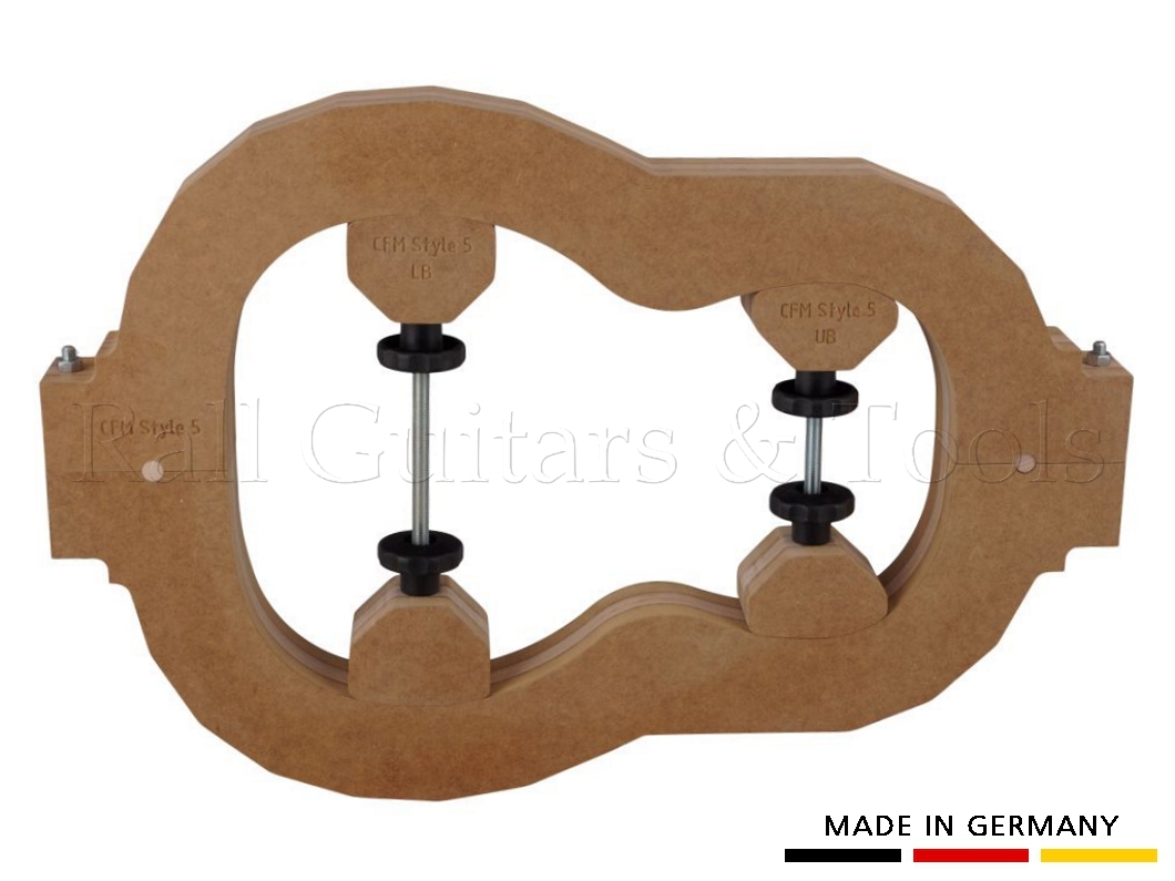 Gitarrenbau Außenform Style 5 CFM - 3/4 (Terz)