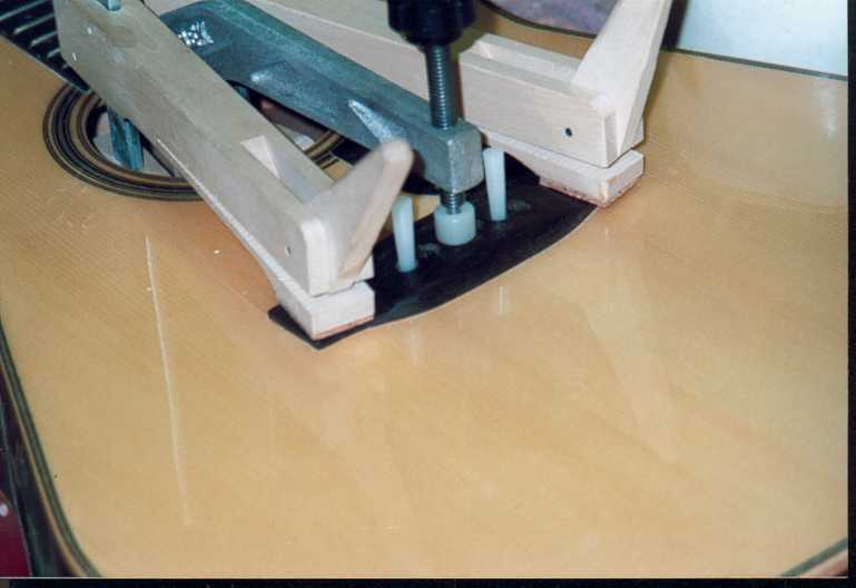 Reparatur eines losen Stegs
