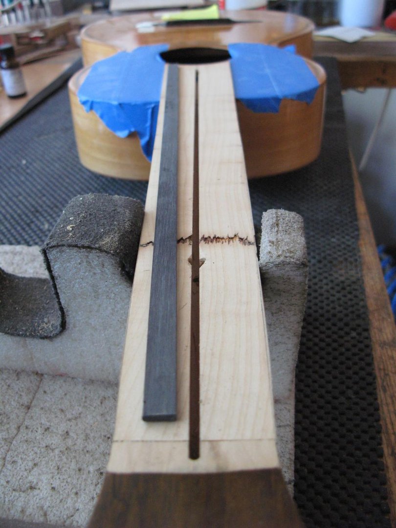 Karbon Halsstab 3 x 10 x 460 mm