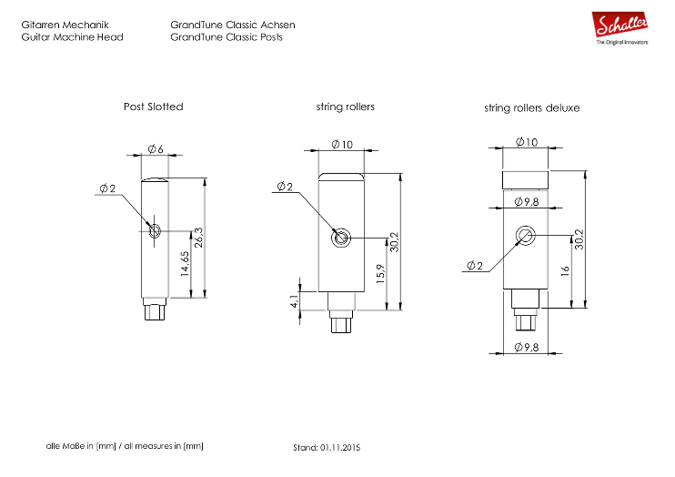 Schaller GT Classic Hauser Gold-Ebony-deluxe beige Schaller GT Classic Hauser Gold-Ebony-deluxe beige