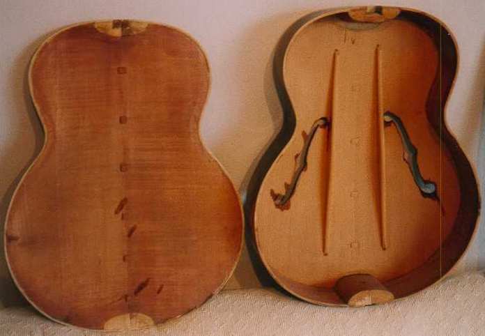 Restaurierung einer defekten Jazzgitarre aus den 50'er Jahren
