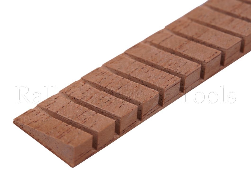 Reifchen keilförmig Mahagoni 5x18x740mm 10'er Satz