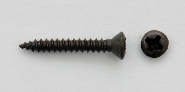 Humbucker Rahmenschrauben 2,2 x 16mm, Schwarz 12x Humbucker Rahmenschrauben 2,2 x 16mm, Schwarz 12x