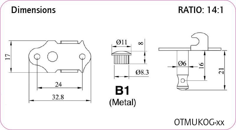 Ortega OTMUKOG-CR Ukulele Mechanik Chrom
