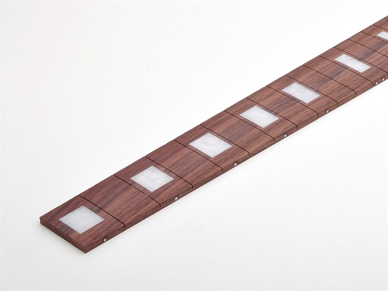 Griffbrett 24 9/16 Geschl. Palisander Block Inlay Griffbrett 24 9/16 Geschl. Palisander Block Inlay