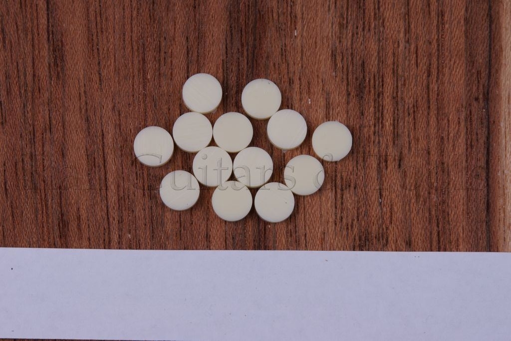 12'er Satz Augen 6mm, Milchweiß 12'er Satz Augen 6mm, Milchweiß