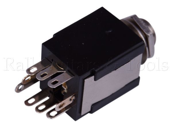 Schalt-Klinkenbuchse 6,35mm Stereo DPDT Schalt-Klinkenbuchse 6,35mm Stereo DPDT