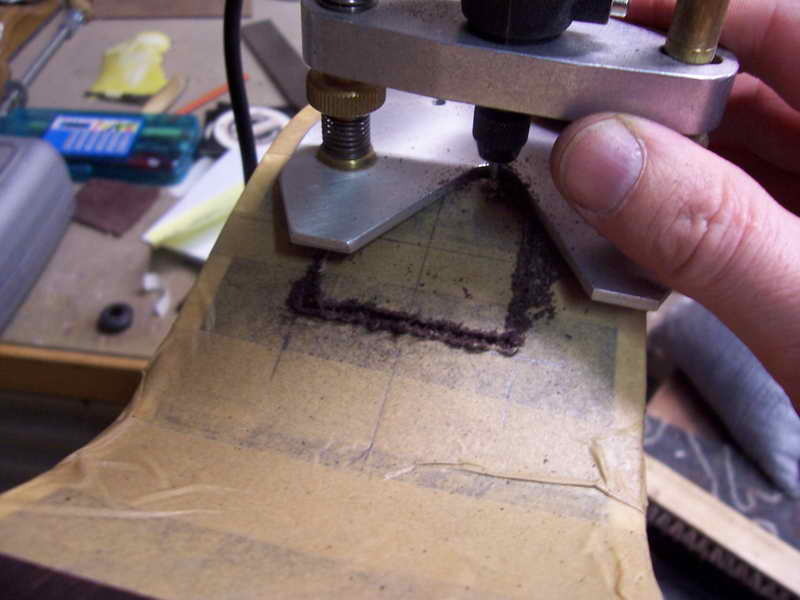 Ausfräsen der Öffnung