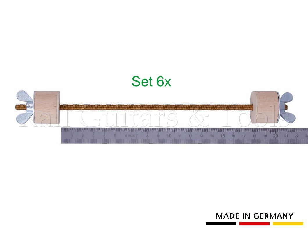 Zuleimschraubzwinge Spool Clamp 190mm - 6'er Set