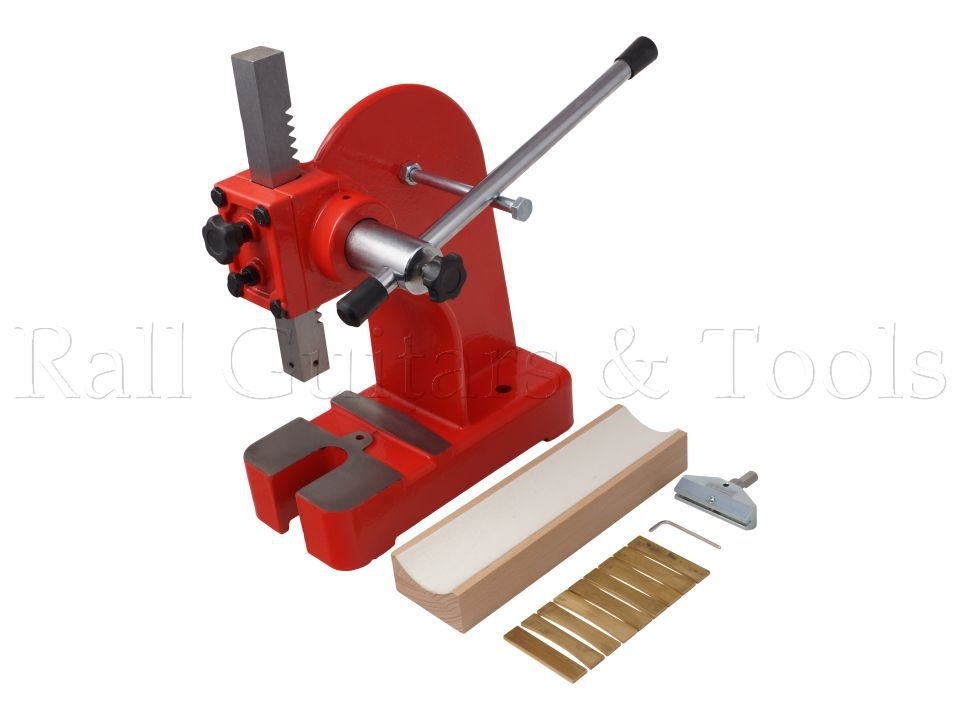 Drehdorn Bundierpresse incl. 9 Bundiereinsätzen Drehdorn Bundierpresse incl. 9 Bundiereinsätzen