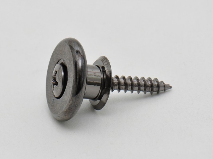 Gurtknopf 17 x 9 Schwarz - Gotoh