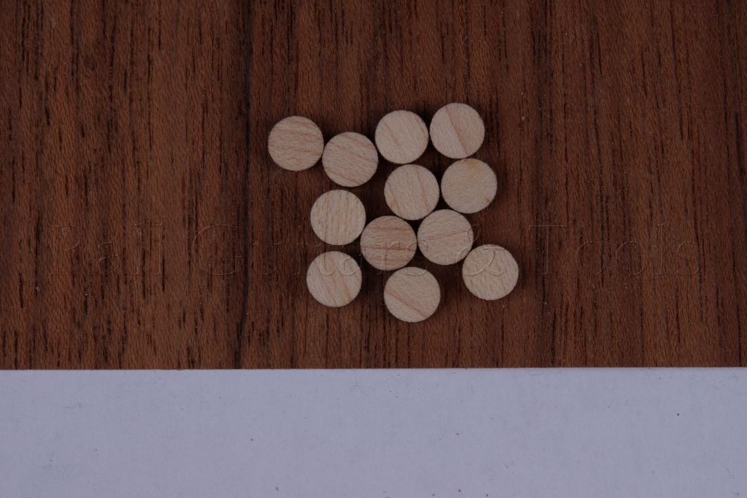 12'er Satz Augen 3mm, Ahorn