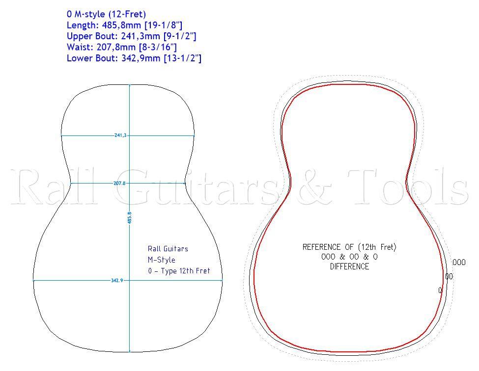 Gitarrenbau Außenform 0-style 12-Fret M-style Small Flattop Gitarrenbau Außenform 0-style 12-Fret M-style Small Flattop