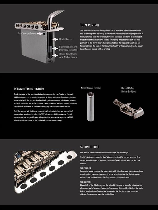 Wilkinson WV6S N Tremolo Stahl Block nickel Wilkinson WV6S N Tremolo Stahl Block nickel