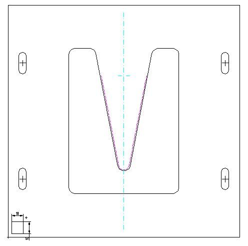 Schablone Dovetail - Vorrichtung zum genauen Fräsen von Halsansätzen