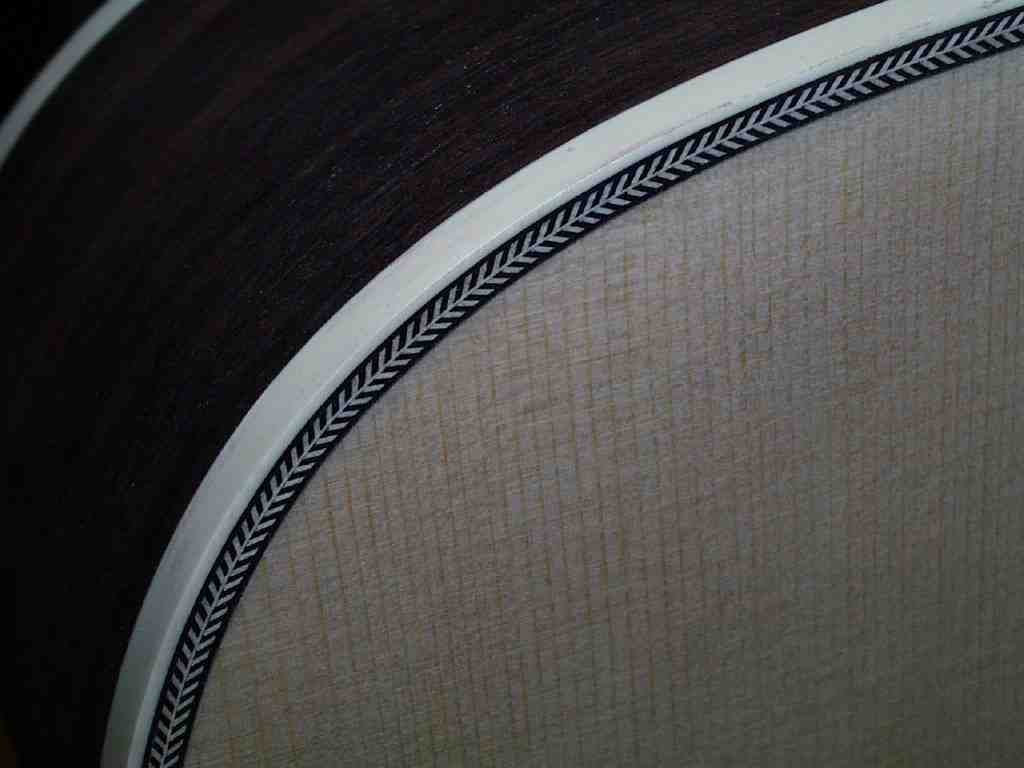 Fertiges Herringbone Deckenbinding