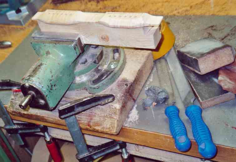 Herstellung des Stegs
