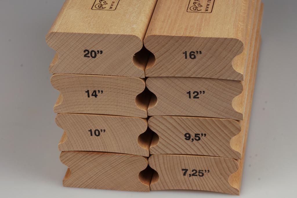 Satz Griffbrett Schleifklötze aus Hartholz; 125mm Satz Griffbrett Schleifklötze aus Hartholz; 125mm