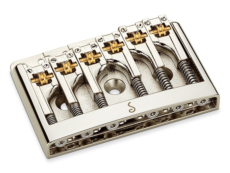 Schaller 3D-6 Gitarren Brücke Nickel