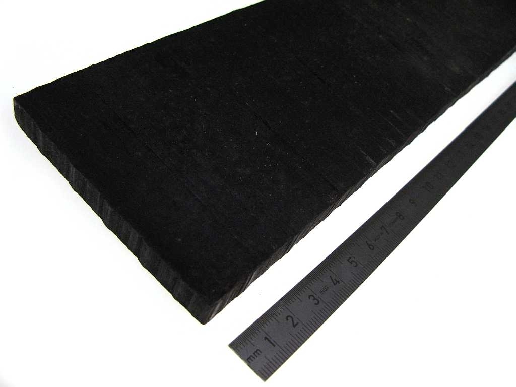 Griffbrett Ebenholz überw. schwarz, 5-str. Bass