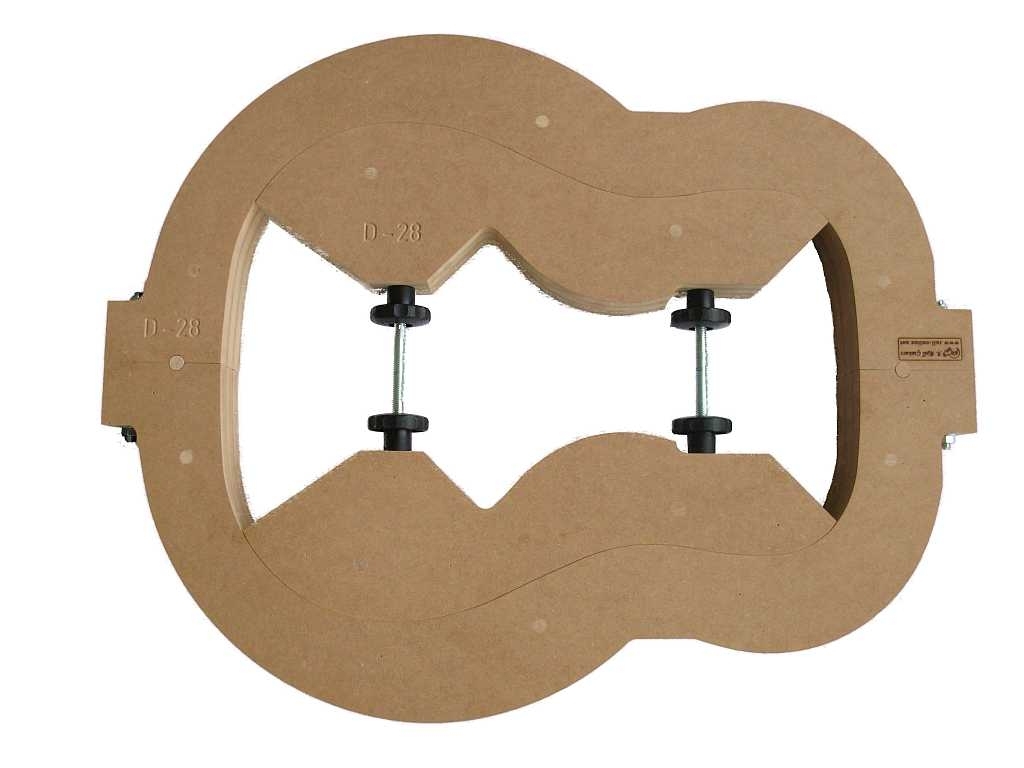 Gitarrenbau Außenform - Dreadnought D28 Typ