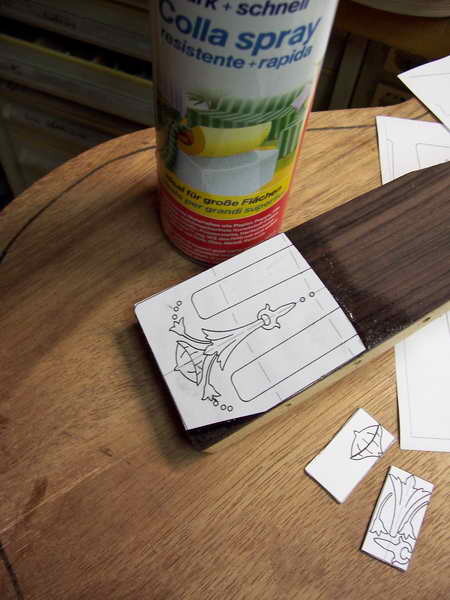 Aufbringen der Templates