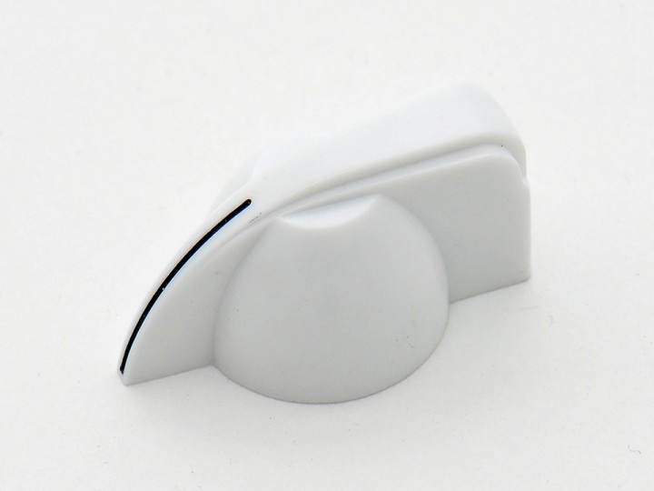 Potiknopf Chickenhead Weiß Schraubbefestigung Potiknopf Chickenhead Weiß Schraubbefestigung