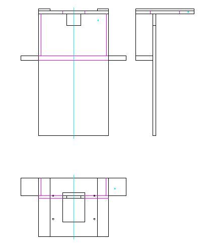 Schablone Dovetail - Vorrichtung zum genauen Fräsen von Halsansätzen