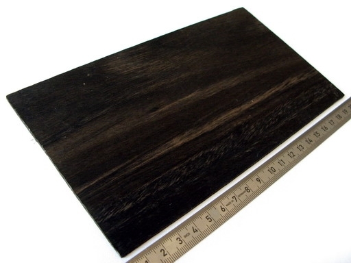 Kopfplatte Rohling Ebenholz ca. 240x 110 x 2mm