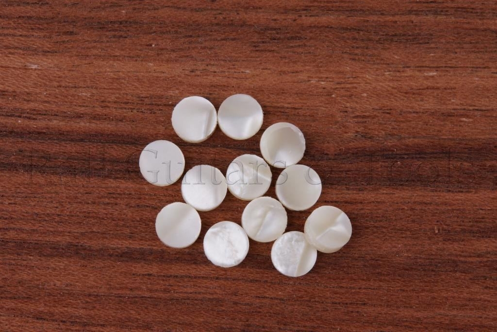 12'er Satz Augen 6mm, Perloid Gelb