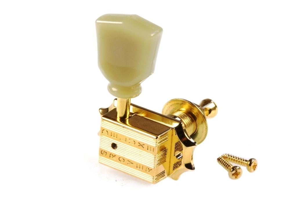 Grover GR 135G Vintage Gitarren Mechanik 3+3 gold Grover GR 135G Vintage Gitarren Mechanik 3+3 gold