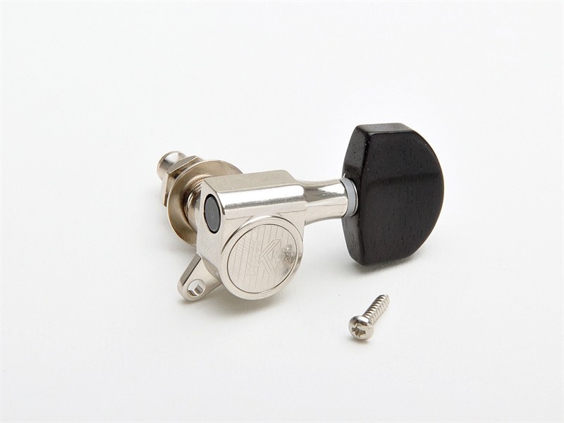 KLUSON MS3EN Round-Backs 3L/3R Nickel Ebenholz KLUSON MS3EN Round-Backs 3L/3R Nickel Ebenholz