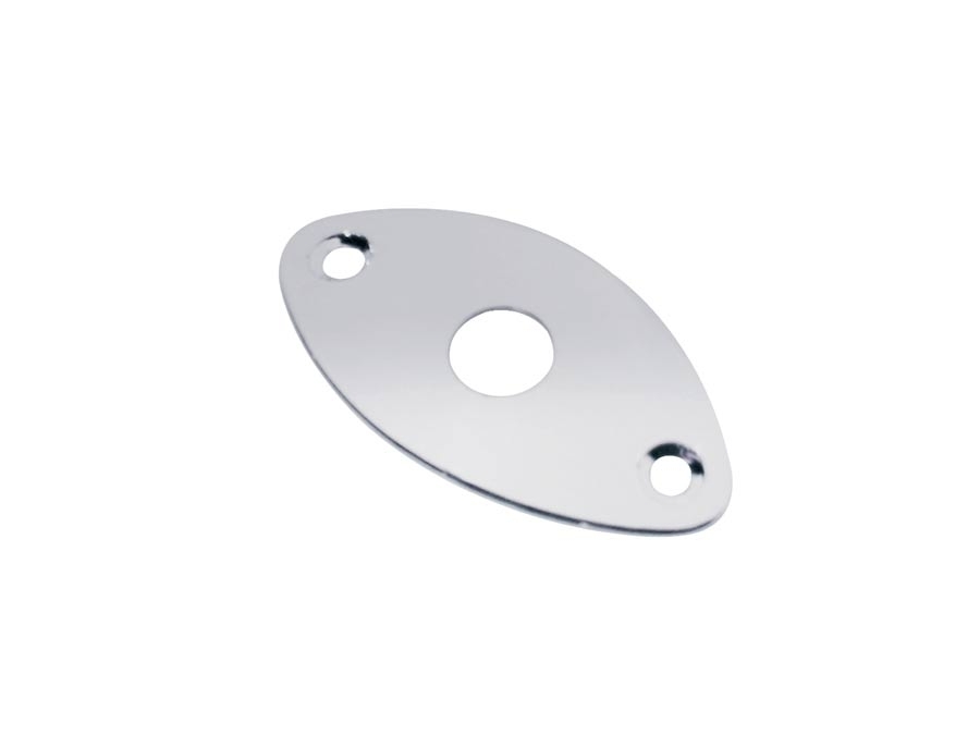 Buchsenblech 'cat-eye' Metall gebogen chrom